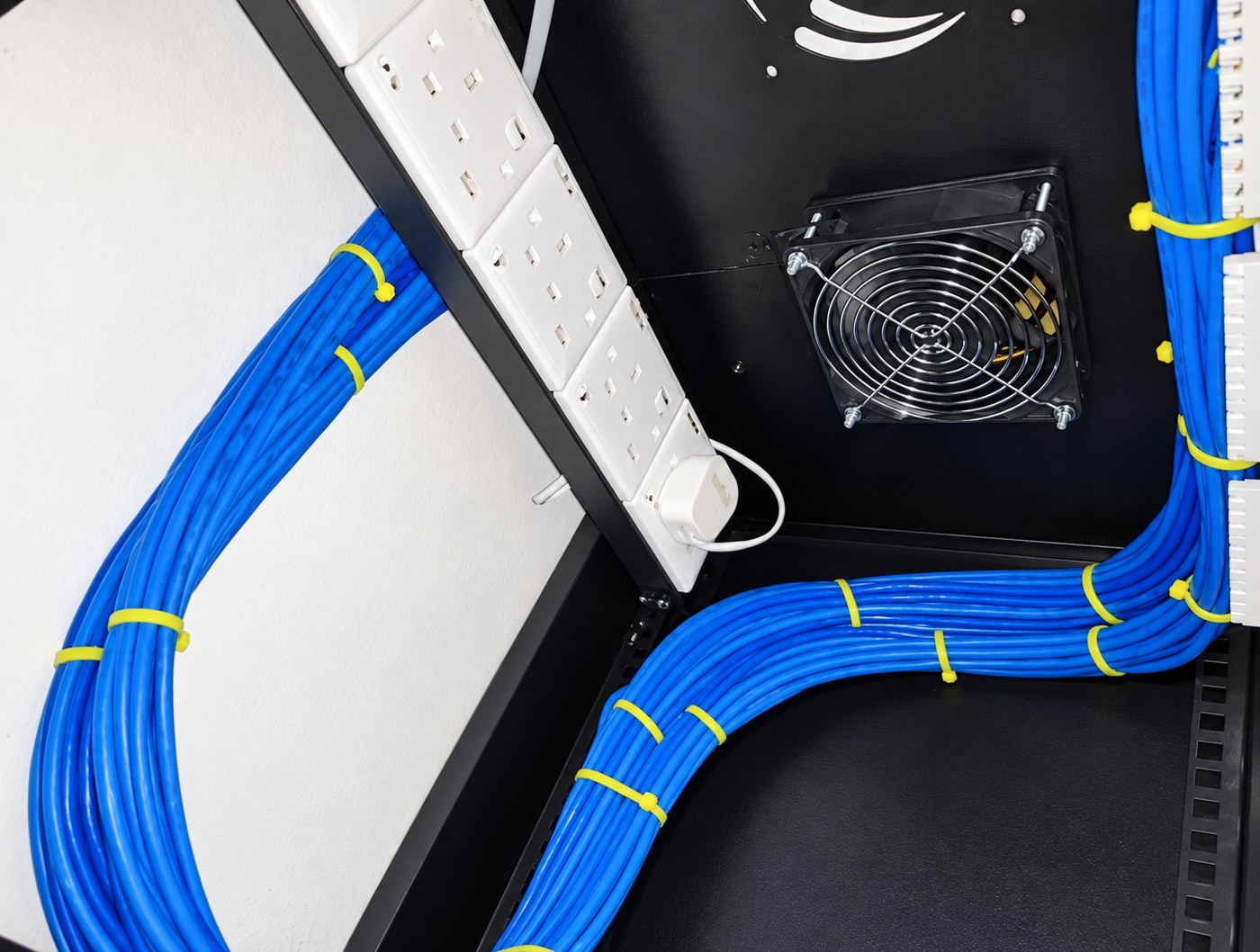 Network cable routing